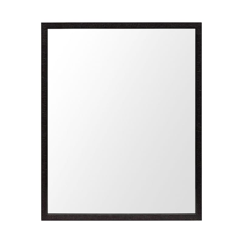 Bristol Espresso 24x30 Faux Wood Frame Bathroom Vanity Mirror - 25.5L x 1.8W x 31.5H