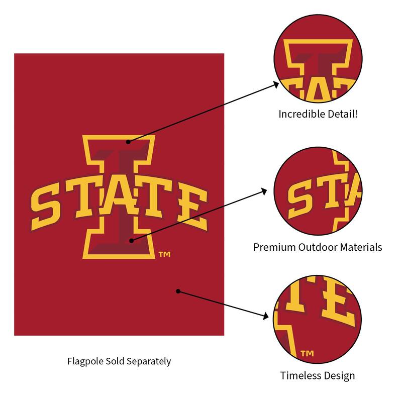 Applique Flag, Garden, Iowa State University
