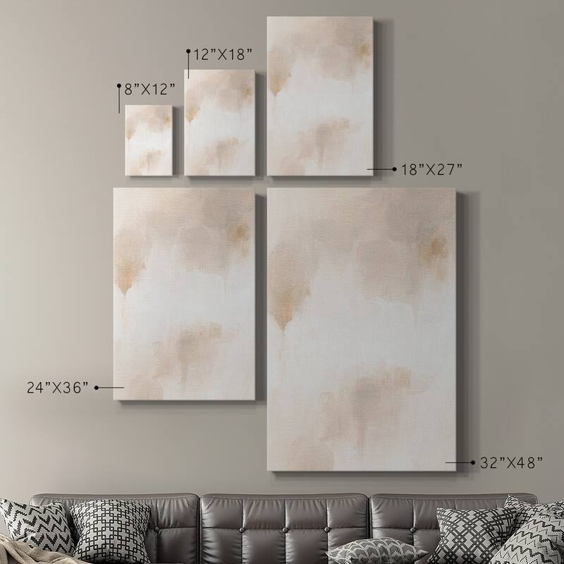 Neutral Glow II Premium Gallery Wrapped Canvas - Ready to Hang