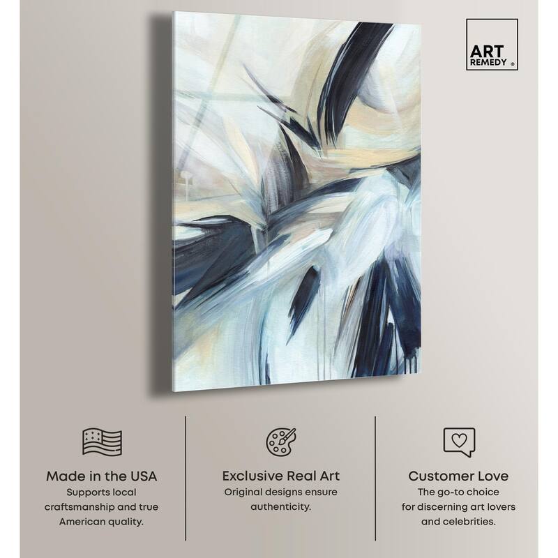 Layered Shadows Acrylic by Art Remedy, Ready to Hang