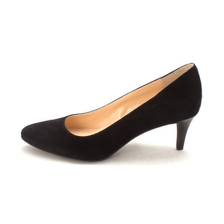 Cole Haan Womens Melaniesam Closed Toe Classic Pumps Black Suede Size 6.0 Cole Haan Womens Melaniesam Closed Toe Classic Pumps Black Suede Size 6.0