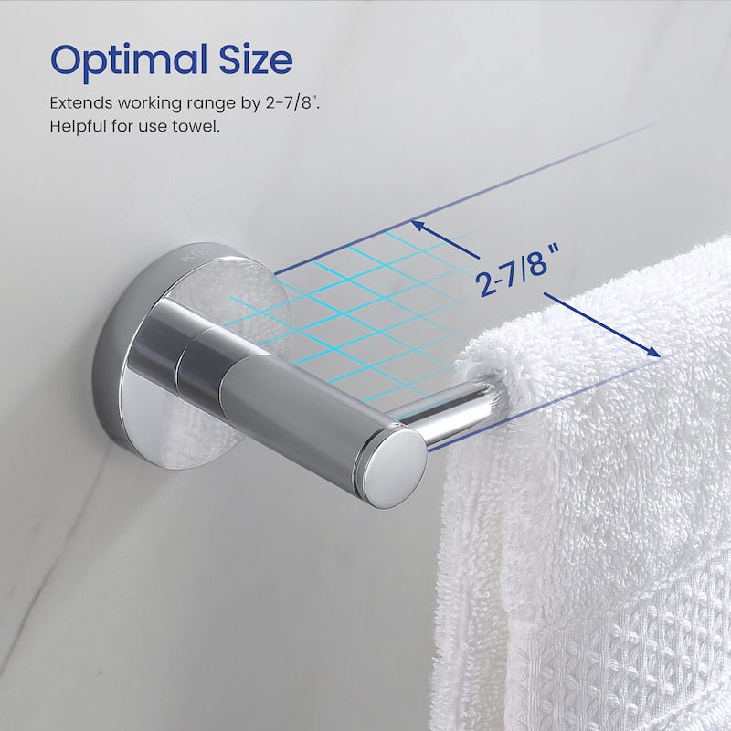 Circular Bathroom 20" Towel Bar - N/A