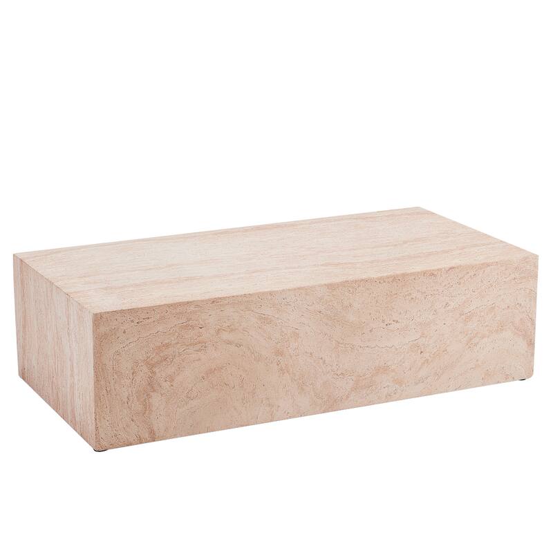 Christopher Knight Home - MGO Brown Rectangular Coffee Table for Indoor and Outdoor Use - Brown