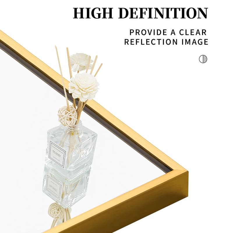 Full Length Free Standing Body Mirror Metal Framed Wall Mirror Large Floor Mirror