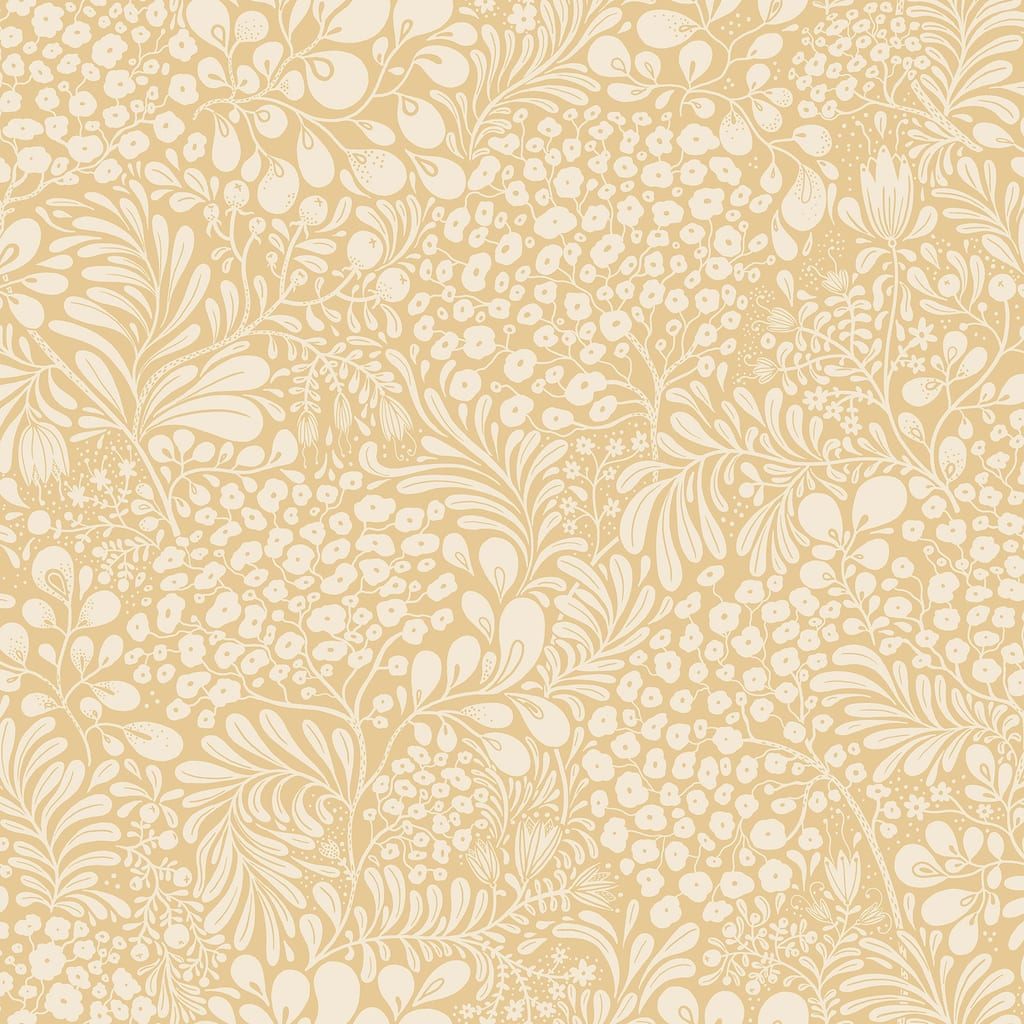 A-Street Prints Siv Butter Botanical Wallpaper