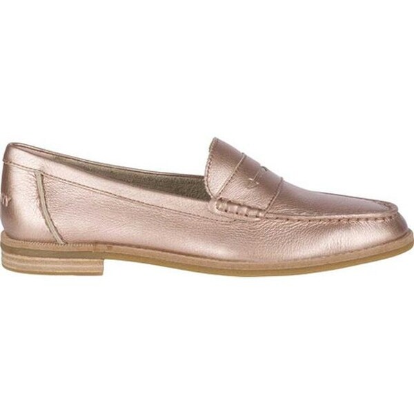 sperry seaport penny loafer rose dust