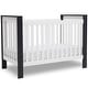 preview thumbnail 1 of 12, Delta Children Miles 4-in-1 Convertible Crib White/Midnight
