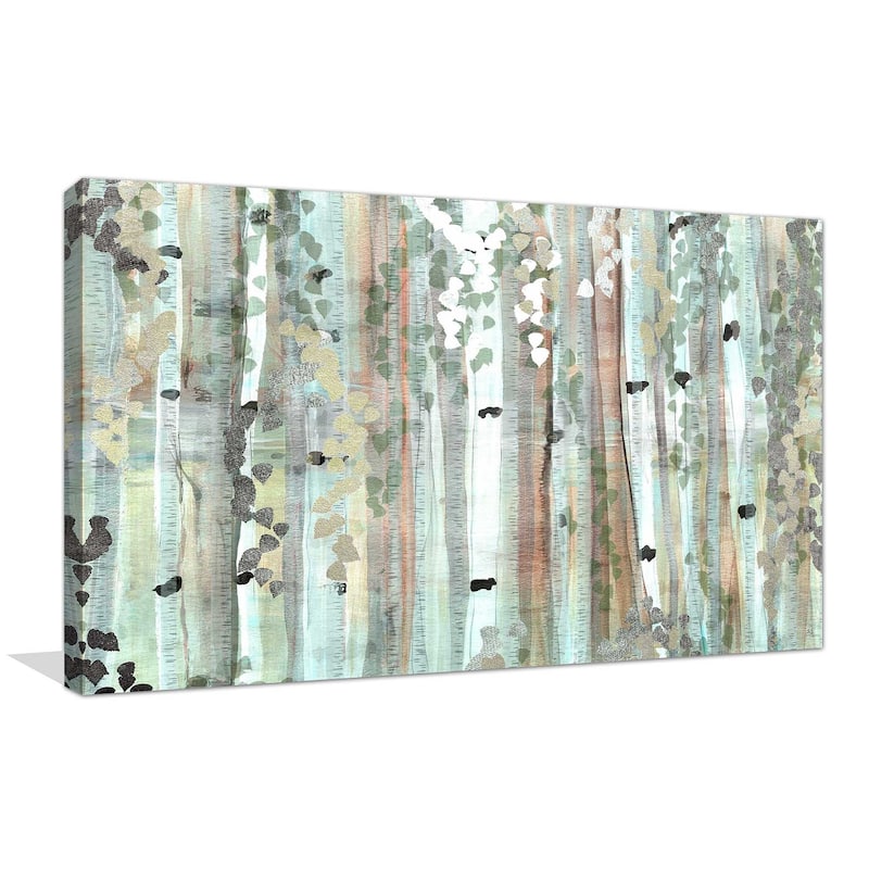 "Spring Birch Meadow " by Susan Jill Print on Canvas