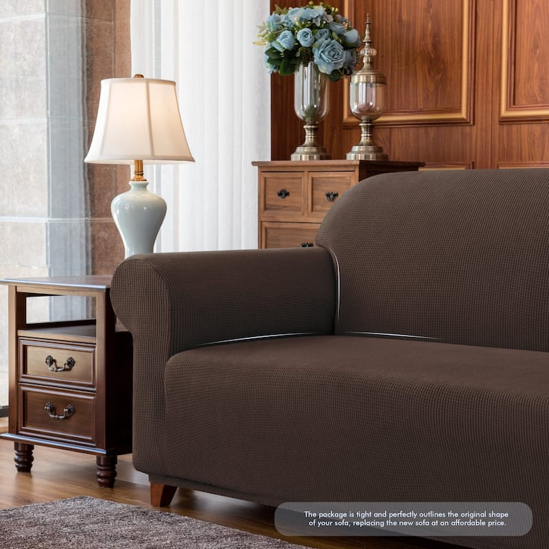 Subrtex 1 Piece Sofa Slipcover Stretch Spandex Furniture Protector