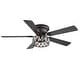 preview thumbnail 12 of 33, 52" Flush Mount 5-Blade Modern Crystal Indoor Ceiling Fan with Light Kit and Remote