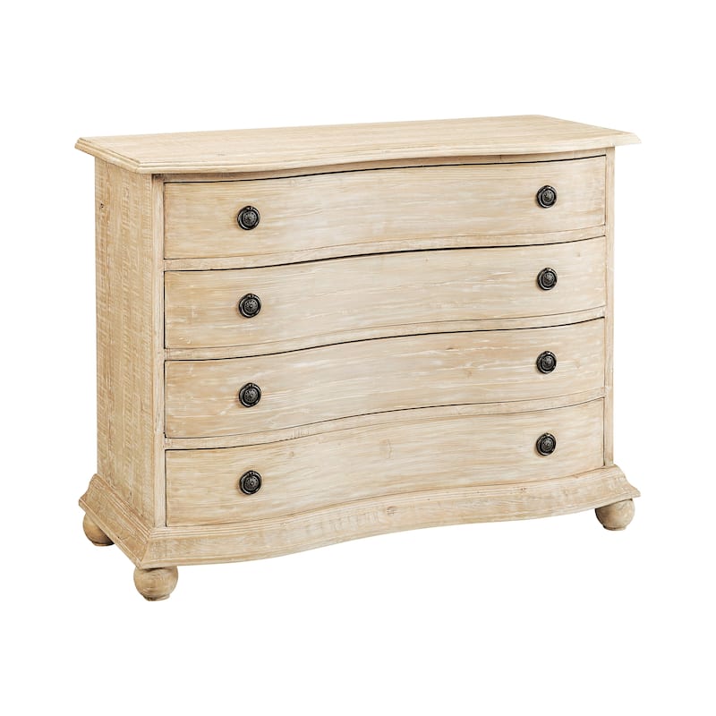 Palm Harbor 49-inch Reclaimed Pine Bowfront Chest of Drawers