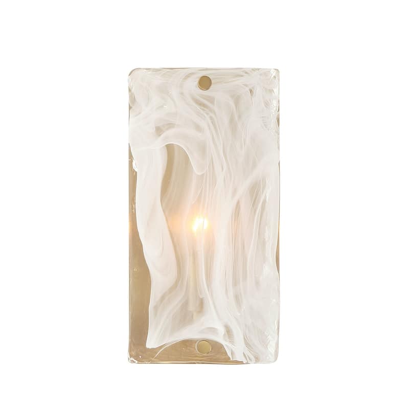 Minka Lavery 3631 Veil 10" Tall Wall Sconce with Frosted Glass Shade