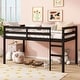 preview thumbnail 21 of 36, Solid Rubber Wooden Twin Loft Bed with Ladder