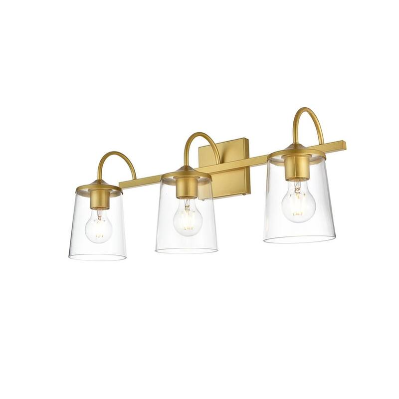 Avant 1 Light Black and Clear Bath Sconce