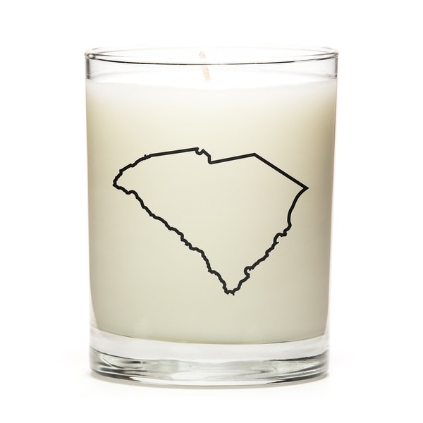 State Outline Candle, Premium Soy Wax, South-Carolina, Toasted Smores