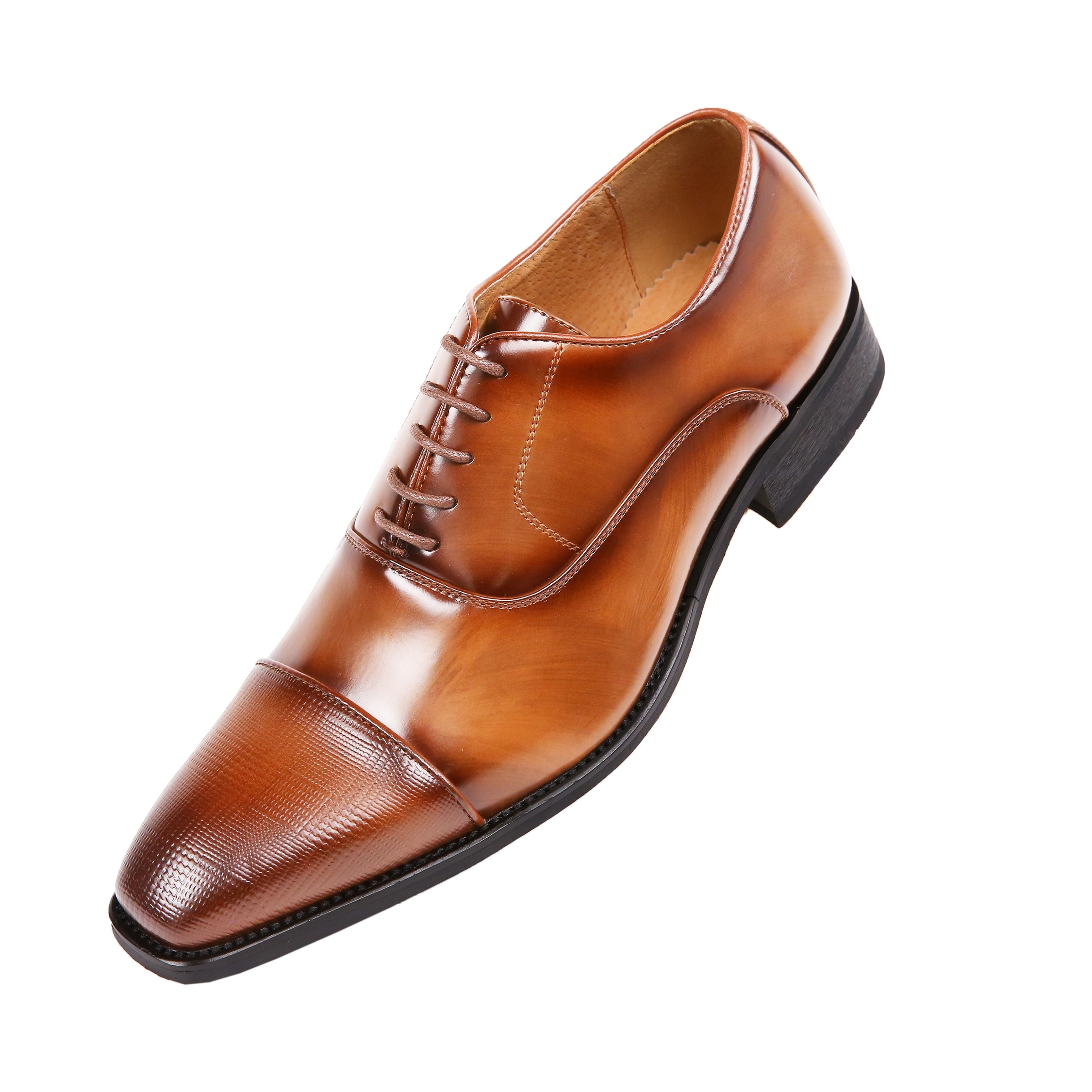 Smooth Cap Toe Oxford Dress Shoes 