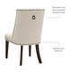 preview thumbnail 12 of 25, Linon Allard Modern Dining Chairs with Espresso Legs (Set of 2)