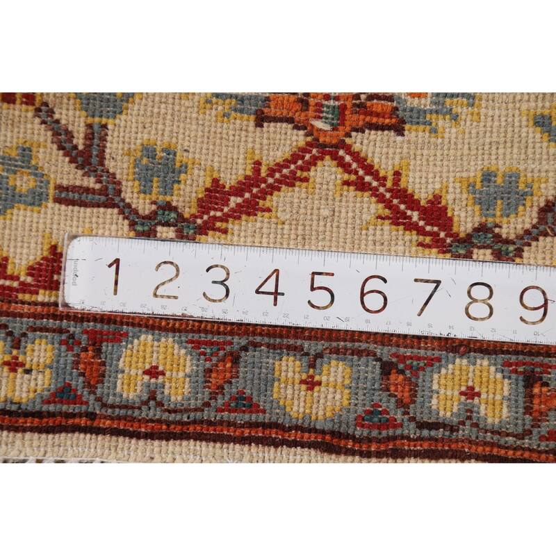Floral Kazak Oriental Foyer Rug Hand-Knotted Wool Carpet - 2'0" x 3'0"