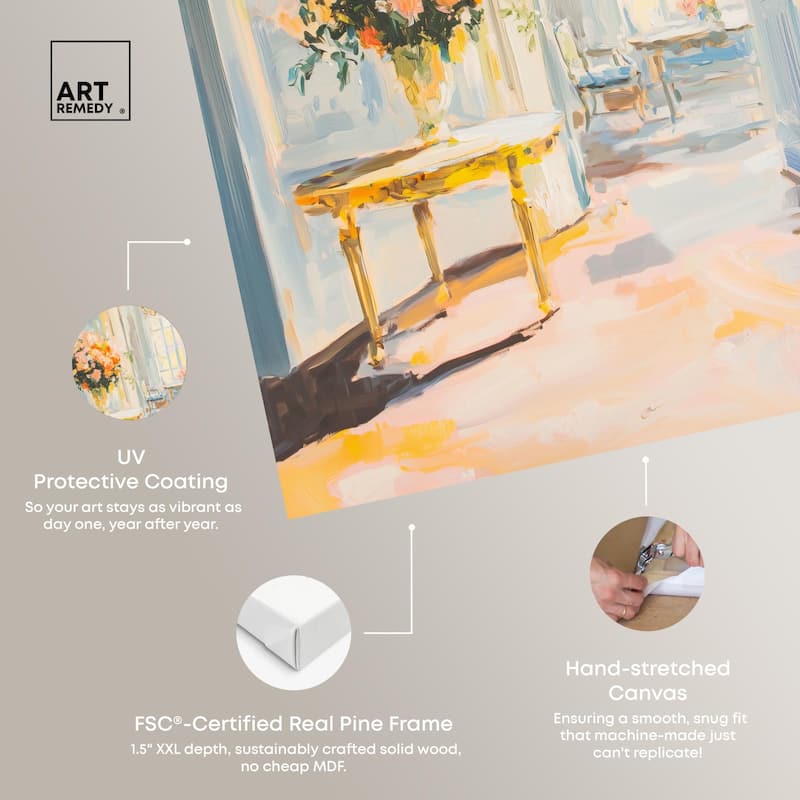 Glowing Room II Canvas by Art Remedy, Gallery Wrapped