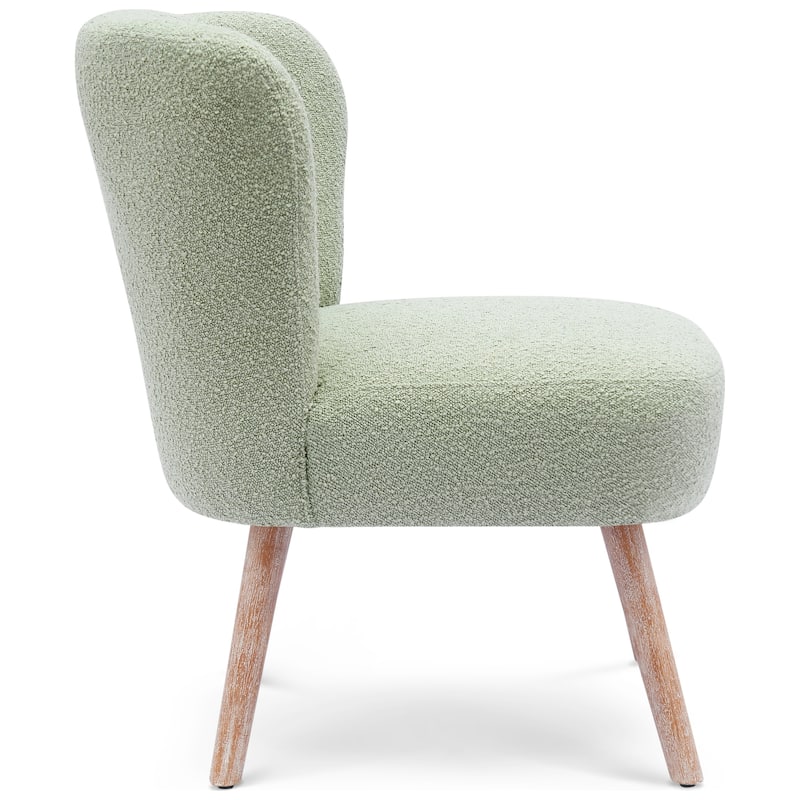 Boucle Polyester Upholstered Living Room Set - Stain Resistant (2-Piece Set)