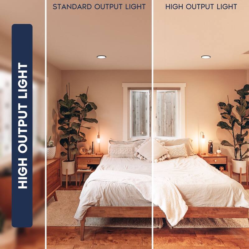 Luxrite Slim 7 Inch LED Flush Mount Ceiling Light, 15W 1000LM, 5CCT 2700K 3000K 3500K 4000K 5000K, Dimmable LED...