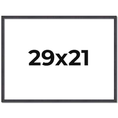 29x21 Frame Brown Picture Frame - Complete Modern Photo Frame Includes