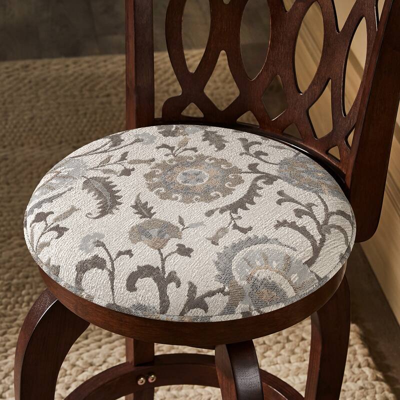 Verona Swivel 24-inch Counter Height Stool by iNSPIRE Q Classic