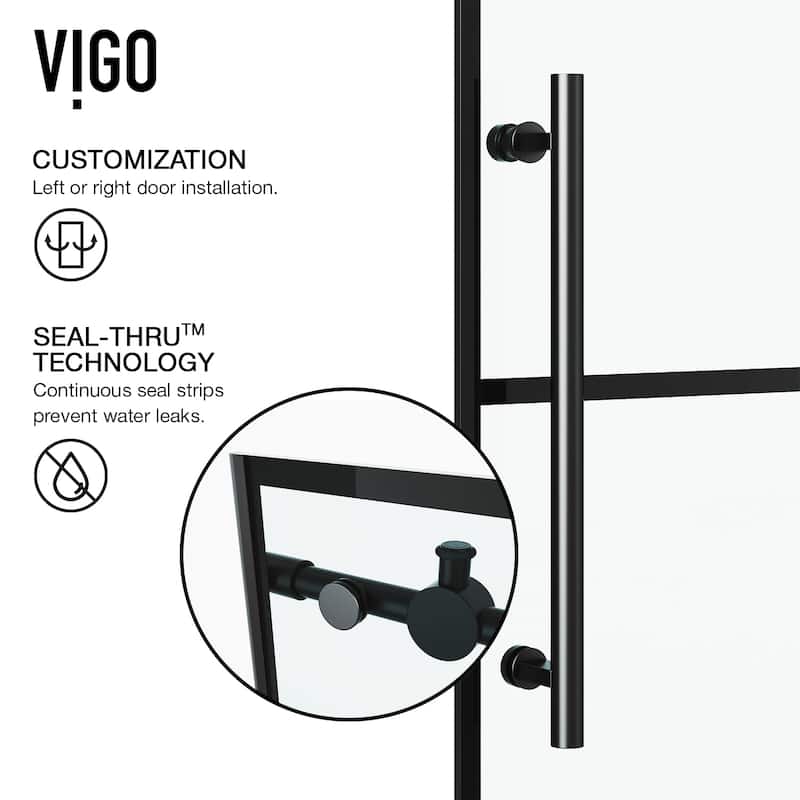 VIGO Elan Frameless Sliding Door