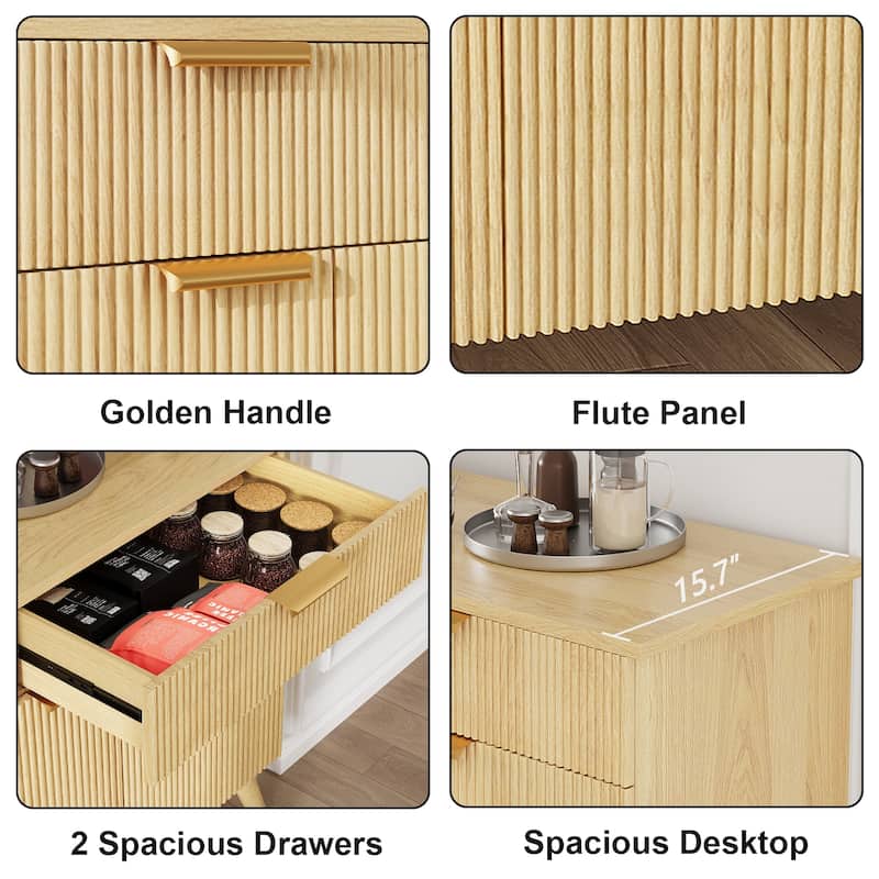 Pocassy 47-Inch Buffet Cabinet with Storage