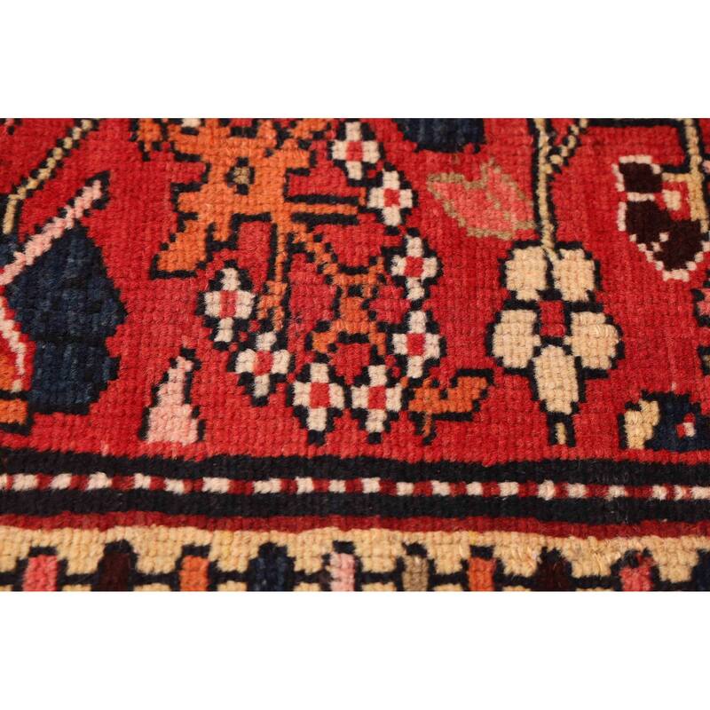 ECARPETGALLERY Hand-knotted Anadol Red Wool Rug - 3'5 x 9'7