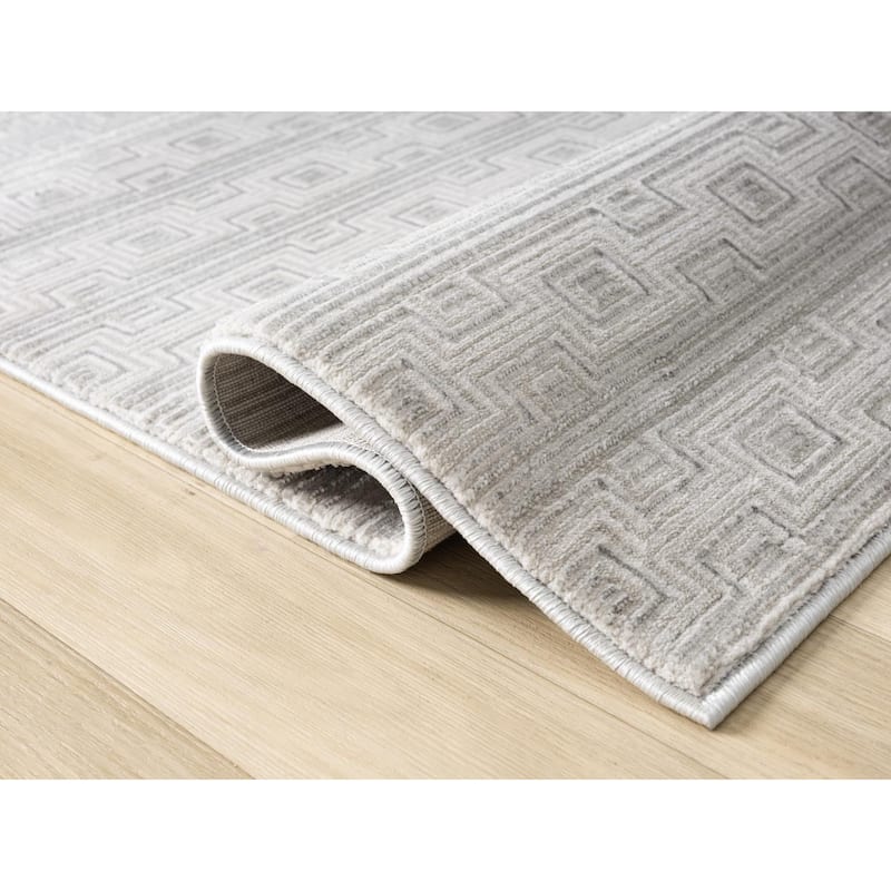Ksamil Collection Abstract Geometric Area Rug