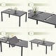 preview thumbnail 134 of 174, Patio Dining Set, Outdoor Dining Table and Chairs Set with Textilene Chairs, Adjustable Umbrella Hole for Garden, Backyard
