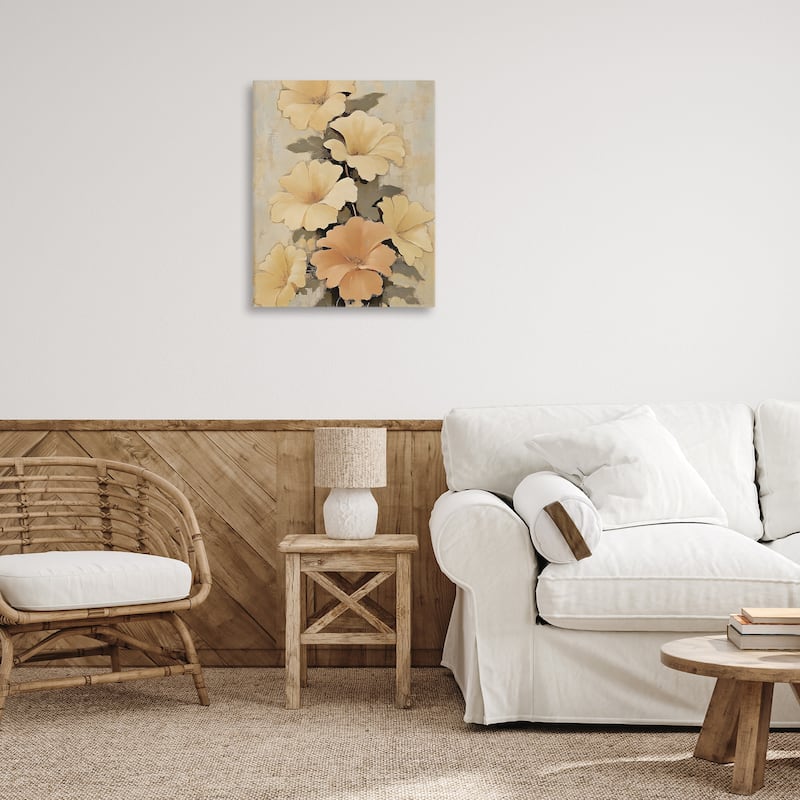 Stupell Muted Vintage Daffodils Canvas Wall Art Design By Franklyn Gregory
