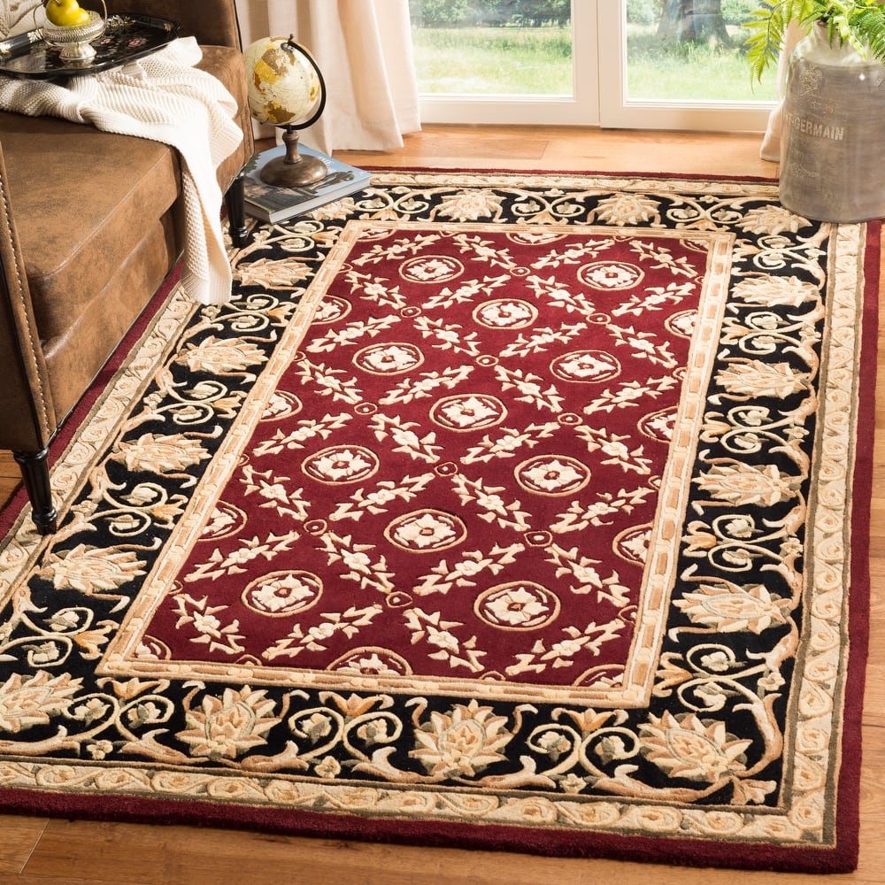 SAFAVIEH Handmade Naples Kuralay Traditional Oriental Wool Rug