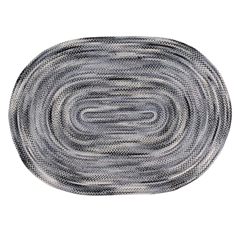 Ombre Soft Chenille Braided Rugs