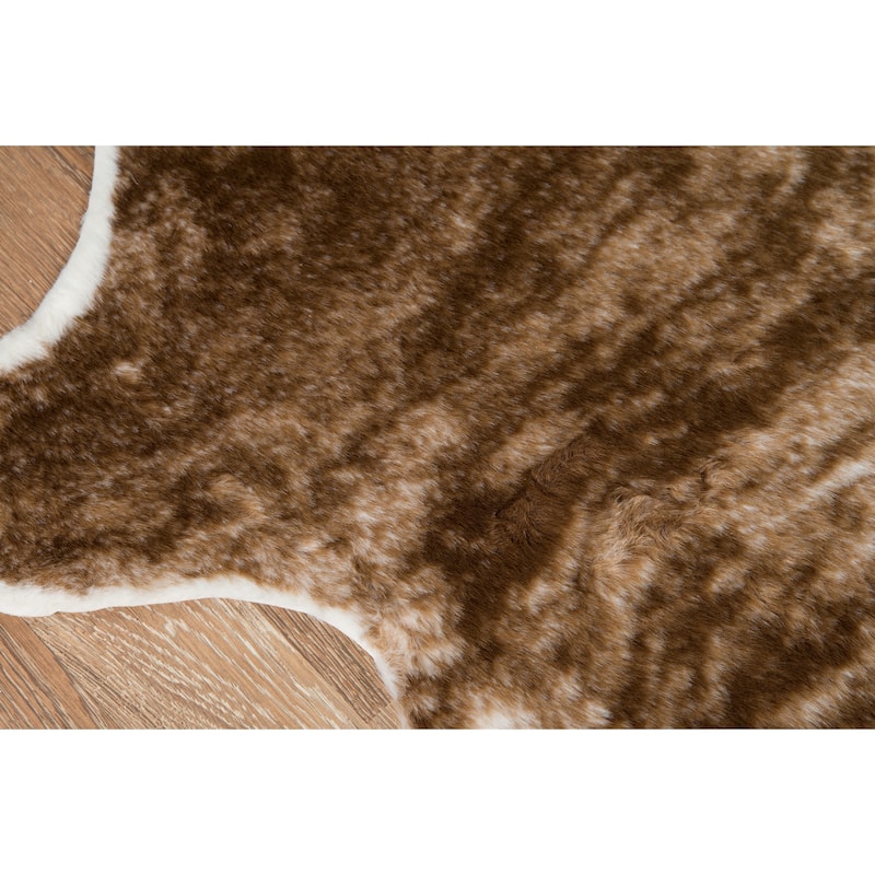 Erin Gates by Momeni Acadia Animal Print Faux Hide Area Rug
