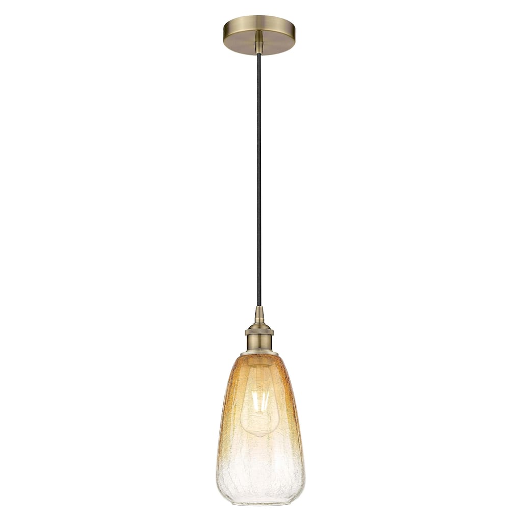Innovations Lighting Endless Possibilities Edison - Brookhaven Almond - 1 Light 6" Cord Hung Mini Pendant