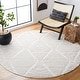 preview thumbnail 11 of 50, SAFAVIEH Marrakech Moroccan Boho Braided Tassel Area Rug 10' Round - Beige - Round