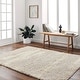 preview thumbnail 4 of 11, Auston Shag Area Rug 7' 9" x 9' 6" - Taupe - Rectangle