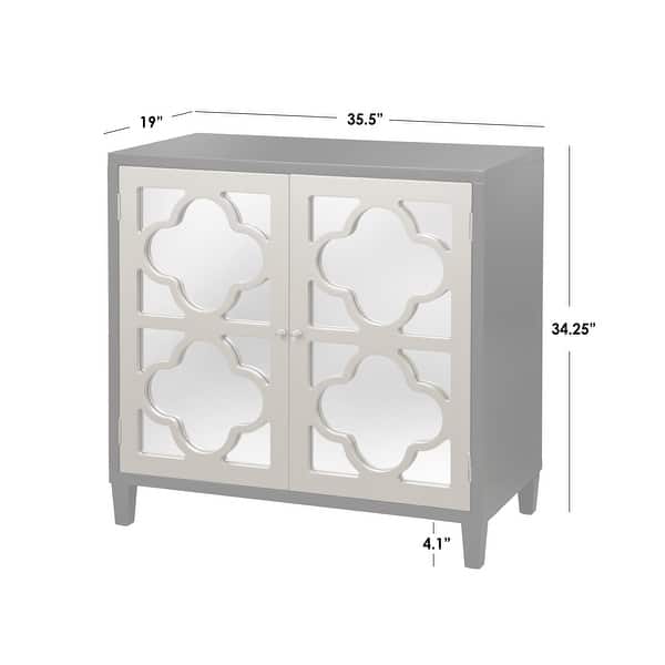 dimension image slide 0 of 2, Lifestorey Broadway 3-piece Mirrored Cabinet Set