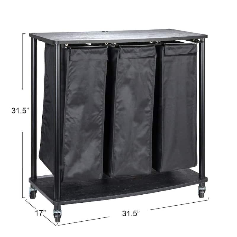 Household Essentials 3-Bag Laundry Sorter
