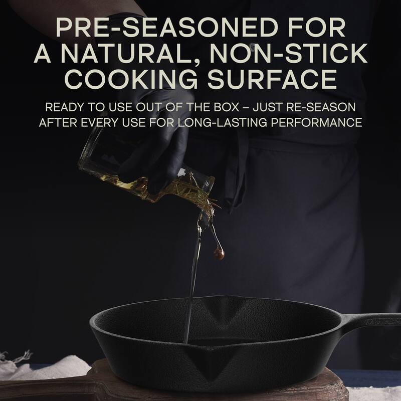 Gibson Home General Store Addlestone Cast Iron Fry Pan