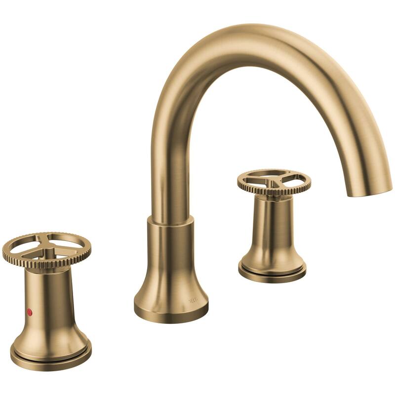 Delta T2758 Trinsic Deck Mounted Roman Tub Filler - Champagne Bronze