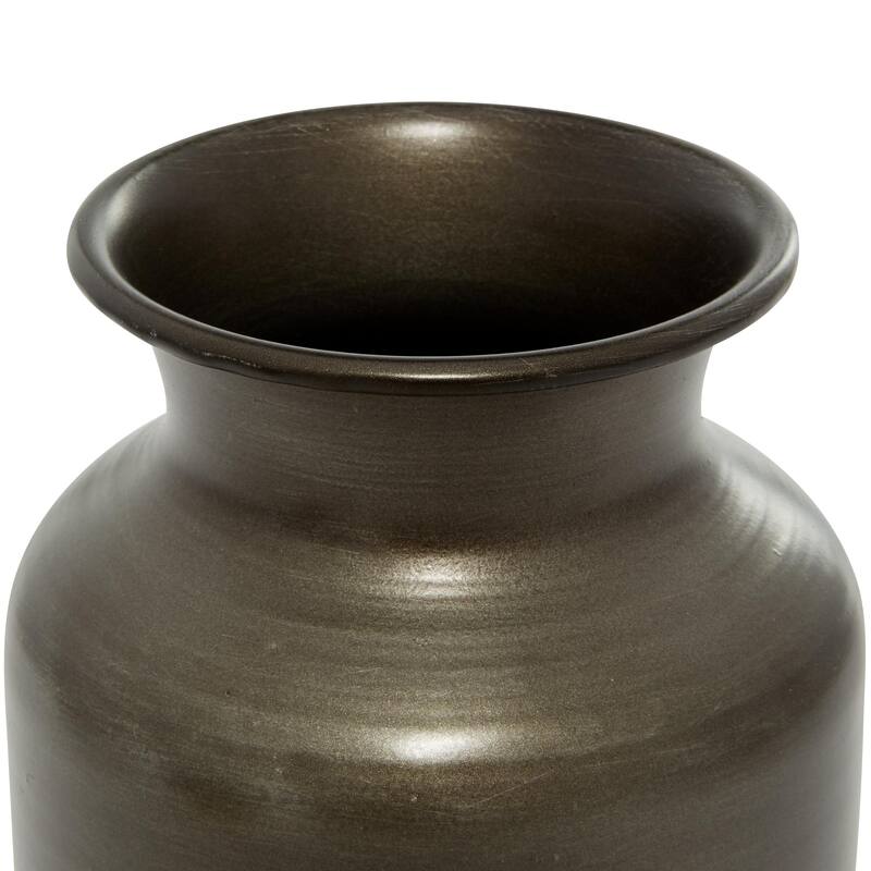 Metal Decorative Vase with Gold Accents - Set of 2 Gold - Roche River Decor