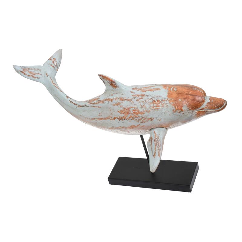 Swimming Dolphin on Stand
