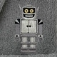 preview thumbnail 9 of 17, Sweet Kids 100% Polyester SUPER PLUSH Double Brushed Hooded Bathrobe - ROBOT