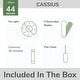 preview thumbnail 47 of 96, Hunter Cassius Outdoor Ceiling Fan, Damp Rated - Industrial, Farmhouse, Contemporary