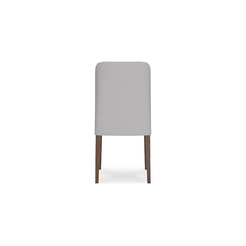 Signature Design by Ashley Lyncott Gray/Brown Dining Upholstered Side Chair (Set of 2) - 18"W x 24"D x 36"H