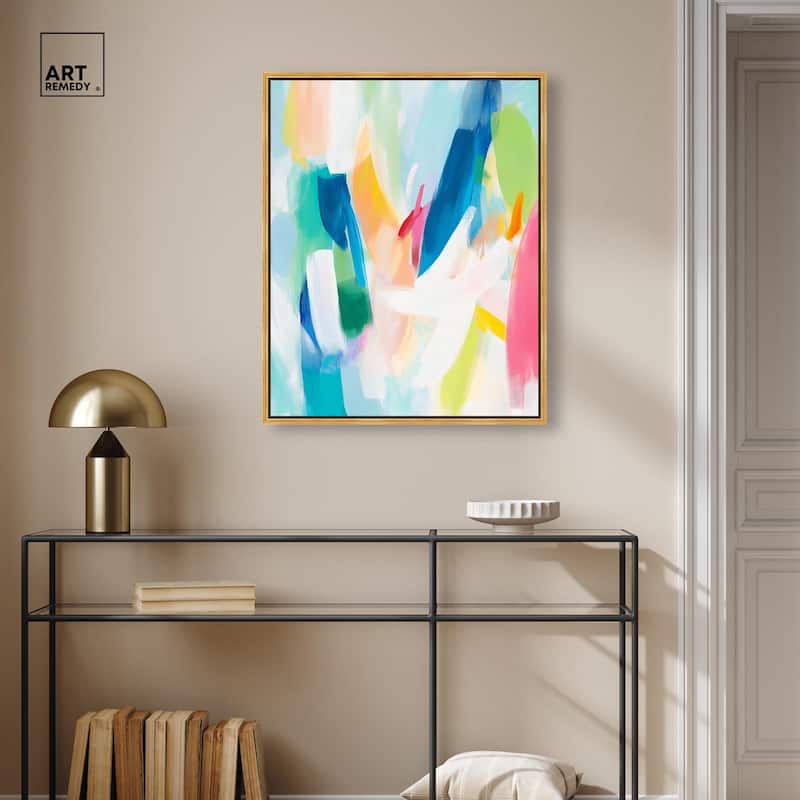 Whirlwind of Color II Canvas by Art Remedy