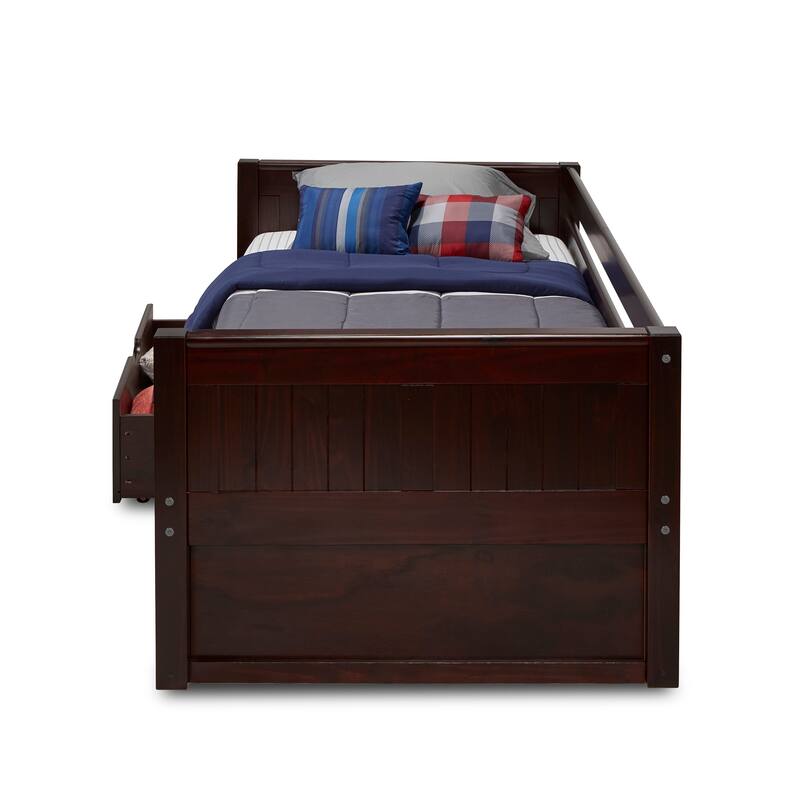 Camaflexi Panel Headboard - Twin Size Day Bed with Drawers